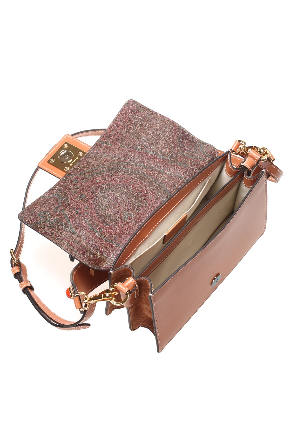 shop ETRO  Borsa: Etro borsa a mano Crown Me con pietre corallo.
Tessuto di cotone Paisley jacquard spalmato con grana opaca e doppiato in tela.
Tasca posteriore applicata.
Due scomparti interni.
Tasca interna applicata.
Manico in pelle removibile.
Tracolla regolabile e removibile altezza (luce) 45 cm.
Chiusura a calamita.
Accessori metallici con finitura dorata.
Fodera in tessuto logato ETRO.
Dimensioni: 23 x 16 x 9 cm.
Finiture: 100% pelle di vitello
Fodera: 66% cotone, 34% poliestere.
Fabbricato in Italia.. 1N797 8620-0602 number 6226024